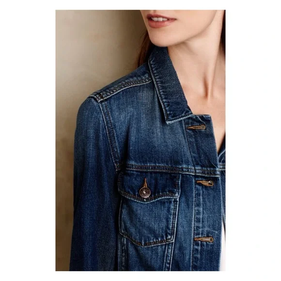 NWOT Anthropologie PAIGE Rowan Denim Jacket in VerucaSize Small